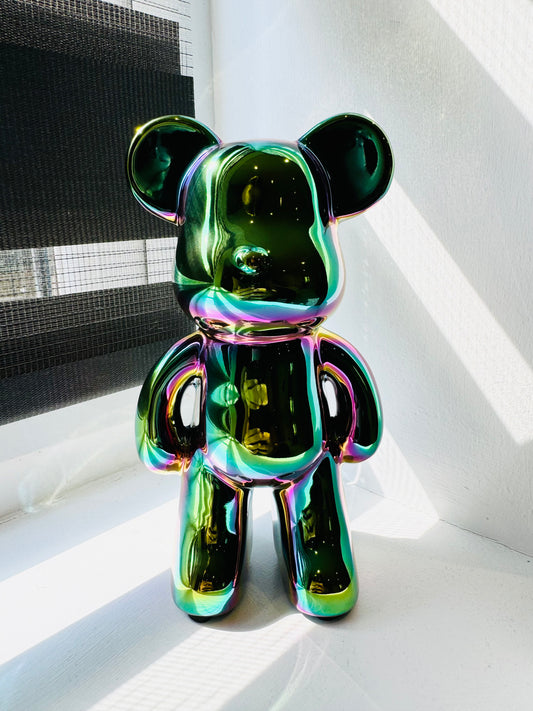 Iridescent Bear Ornament