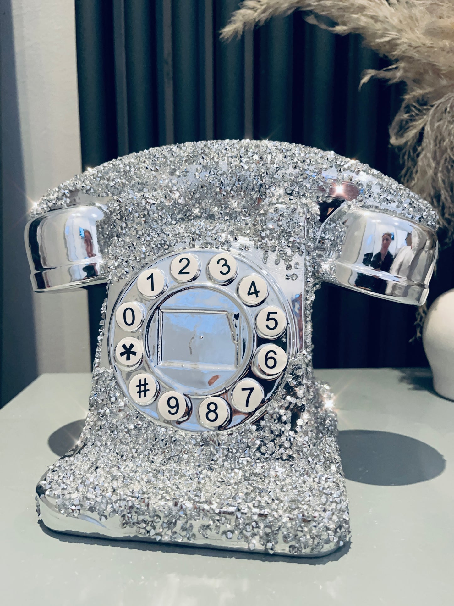 Electroplated Crystal Telephone