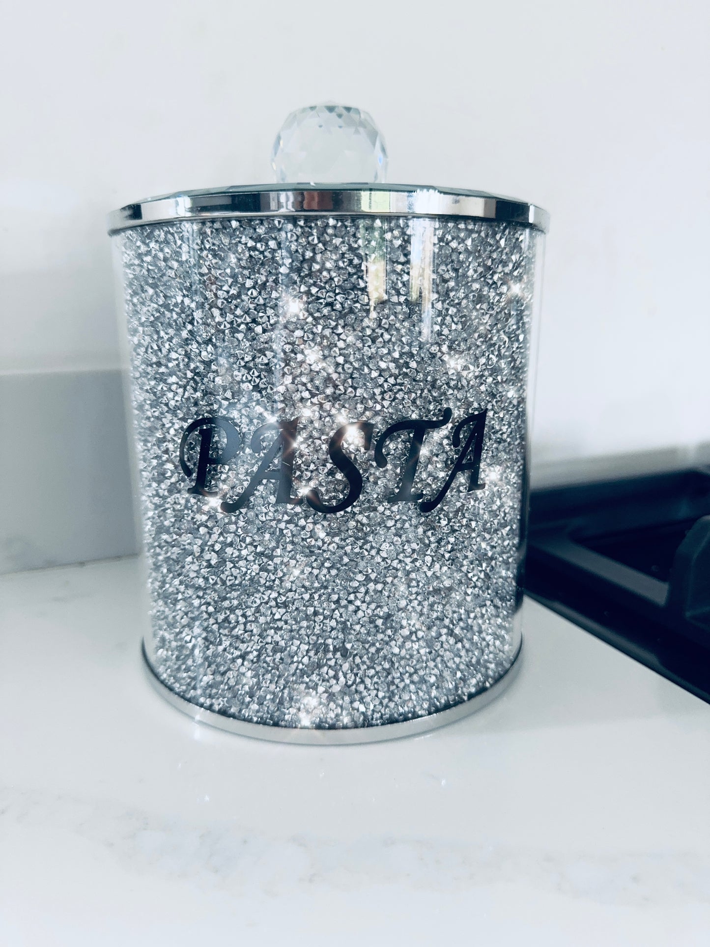 Crystal Glitz Pasta Jar