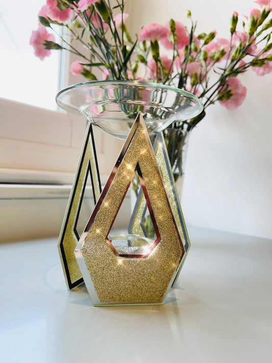 Flawed Gold Glitter Wax/Oil Burner