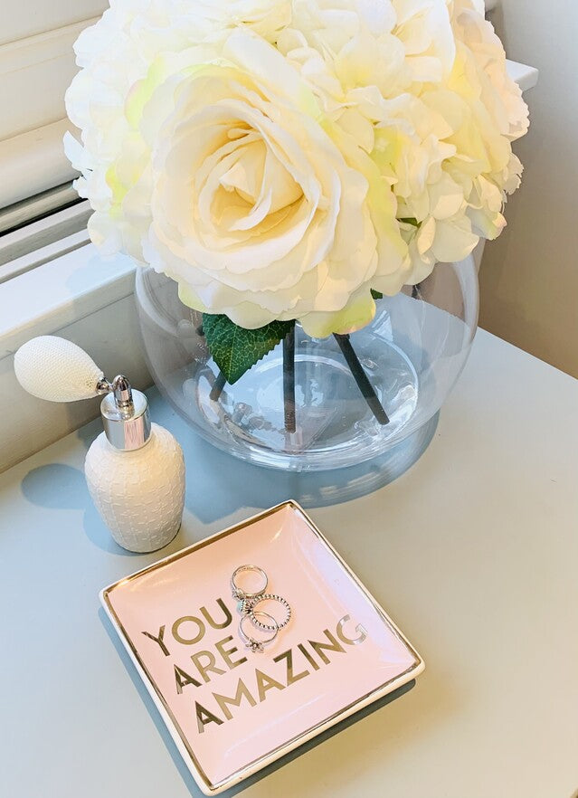 'You Are Amazing' Square Trinket Dish